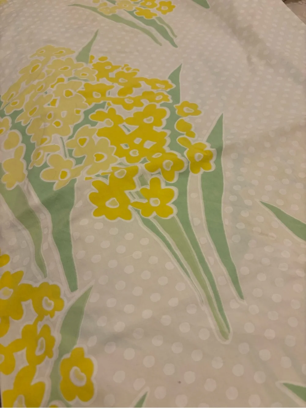 Vintage Floral Sheet Stack in Cream, Yellow, Green, Blue